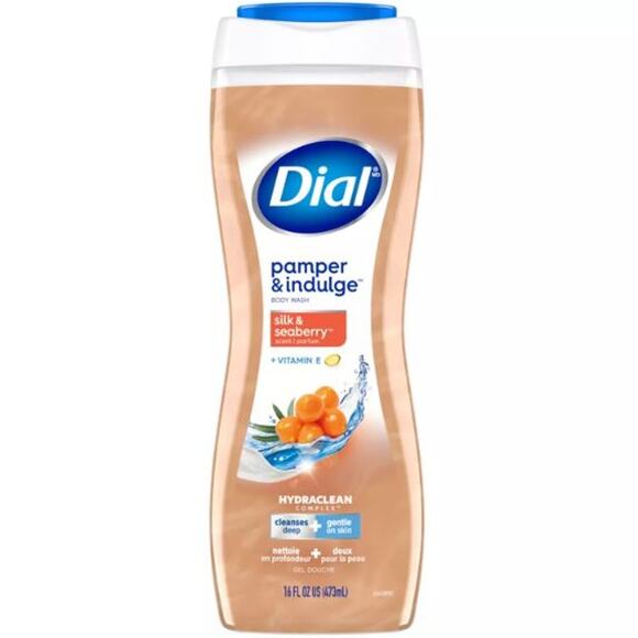 Dial Pamper & Indulge Body Wash Silk & Magnolia Scent +Vitamin E 16 fl oz - Picture 1 of 5